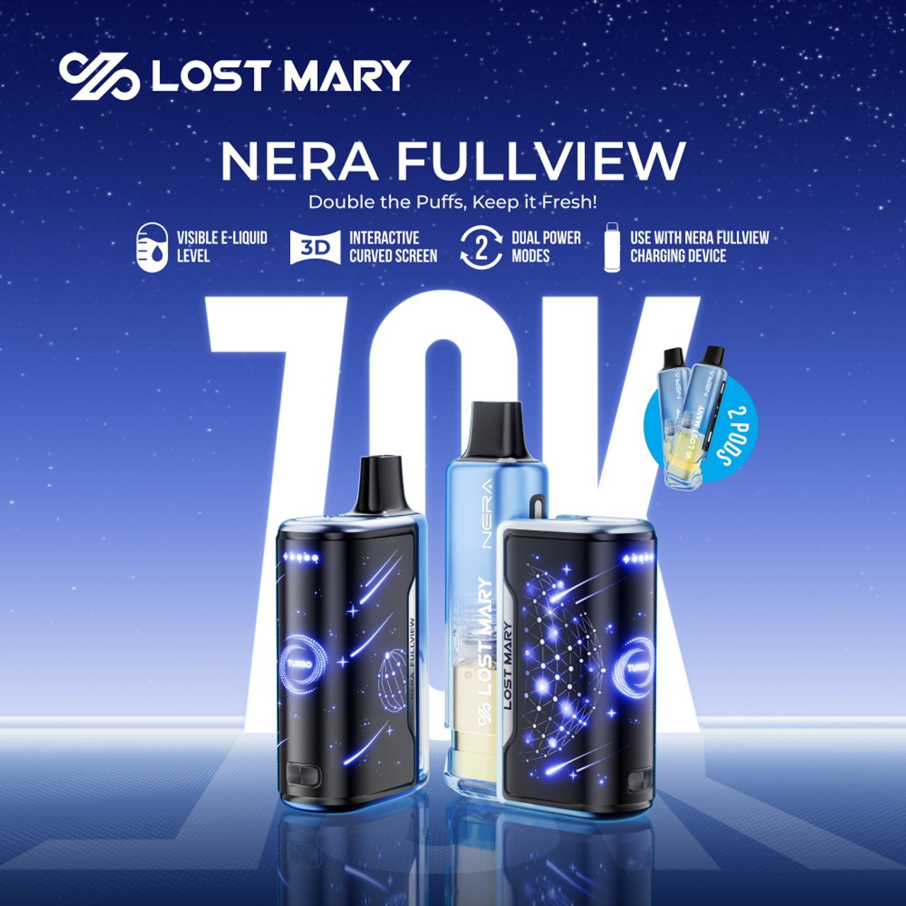 LOST MARY 70K 5% Nicotine
