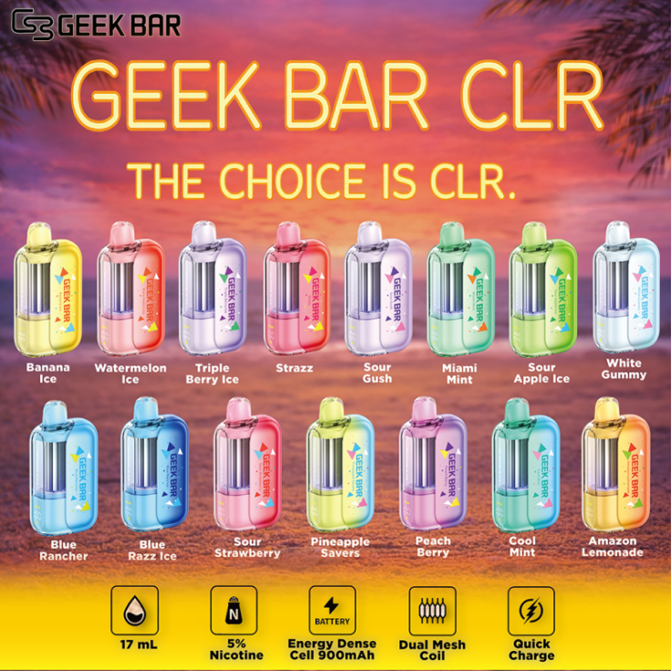 Geek Bar CLR 50K Disposable